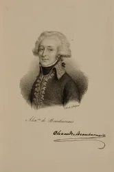 Retrato do visconde Alexandre François-Marie de Beauharnais (1760-94)